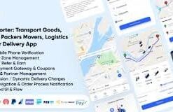 PoketPorter: Transport Goods, Parcel, Packers Movers, Logistics & Courier Delivery App Full Solution