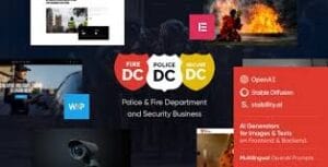 Police Department - Fire & Security WordPress Theme 2.8
