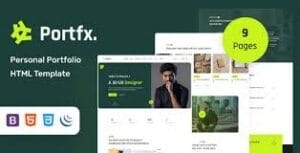 Portfex - Personal Portfolio WordPress Theme