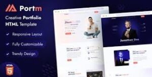 Portm - Personal Portfolio WordPress Theme 1.1