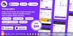 ProZigzagBus : Online Multi Vendor Bus Ticket Booking App & Reservation System Flutter Solution 1.1