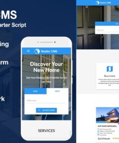 Realtor CMS Real Estate Listing Starter Script