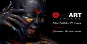 Red Art | Artist Portfolio WordPress 3.7