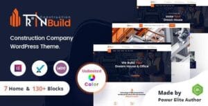 RinBuild - Construction Building Company WordPress Theme + RTL 2.0.0