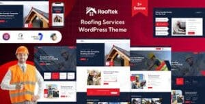 Rooftek - Roofing Services WordPress Theme