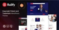 Rulify - Intellectual Property Consultancy Law Firm WordPress Theme 1.0.2