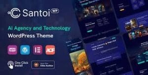 Santoi - AI Agency and Technology WordPress Theme 1.2.1