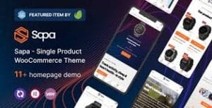 Sapa - Product Landing Page WooCommerce Theme 1.1.8