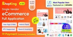 ShopKing - eCommerce App with Laravel Website & Admin Panel with POS | Inventory Management 2.2