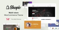 Shopic - Multistore WooCommerce WordPress Theme 2.3.8