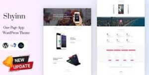 Shyinn - One Page App WordPress Theme 1.4