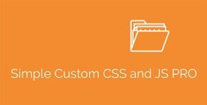 Simple Custom CSS and JS PRO 4.40
