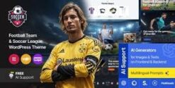 SoccerClub - Football Team & Soccer League WordPress Theme 1.3.12