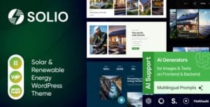 Solio - Solar & Renewable Energy WordPress Theme 1.2.0