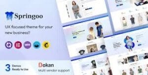 Springoo - Fashion & T-shirt WooCommerce WordPress Theme 2.7.22
