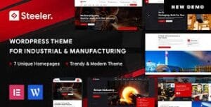 Steeler - Industrial & Manufacturing WordPress Theme 3.0