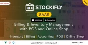 Stockifly SAAS - Billing & Inventory Management with POS and Online Shop 3.1.2