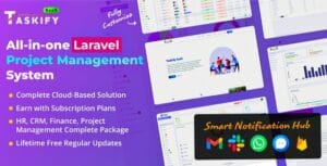 Taskify SaaS - Project Management System in Laravel 1.2.2