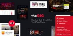 The Gig - Stand-up Club & Night Bar WordPress Theme 1.9.0