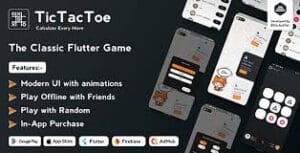 Tic Tac Toe - The Classic Flutter Tic Tac Toe Game 1.1.1