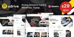 Udrive - Driving School WordPress Theme 1.5