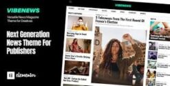 Vibenews - Newspaper & Magazine WordPress Theme