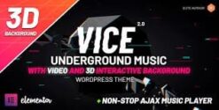 Vice: Underground Music Elementor WordPress Theme 2.5.0
