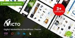 Victo - Digital MarketPlace WordPress Theme (Mobile Layouts Included) 1.4.16