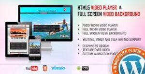 Video Player & FullScreen Video Background - WP Plugin 2.4.1