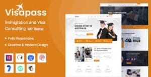 Visapass – Immigration Consulting WordPress Theme + RTL 1.1.0