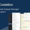 WPCodeBox – The easiest way to add Code Snippets to WordPress 1.1.1