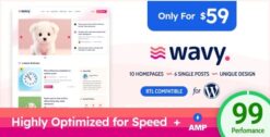 Wavy - Modern & Lightweight Blog for WordPress 1.8.5