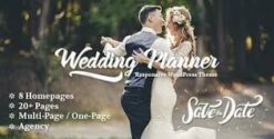 Wedding Planner - Responsive WordPress Theme 6.8