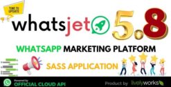WhatsJet SaaS - A WhatsApp Marketing Platform with Bulk Sending, Campaigns, Chat Bots & CRM 5.8.4