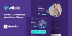 WiTalk - Event & Conference WordPress Theme 1.0.5