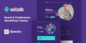 WiTalk - Event & Conference WordPress Theme 1.0.5