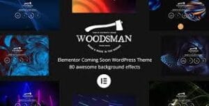 Woodsman - Elementor Coming Soon WordPress Theme 4.0.0