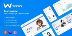 Wowy - Multi-language Laravel eCommerce Script 1.30.5