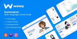 Wowy - Multi-language Laravel eCommerce Script 1.30.5