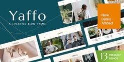 Yaffo - A Lifestyle Personal Blog WordPress Theme 1.4.42