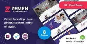 Zemen - Multi-Purpose Consulting Business WordPress Theme + RTL 4.0.1