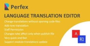 Language Translations for Perfex CRM 1.0.4