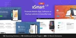 xSmart - App Landing Page WordPress Theme in Tech Presentation, Promo Marketing & Advertising Agency 1.2.9.4