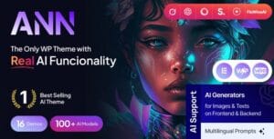 AI ANN - AI Generator & AI Agency WordPress Theme 1.1.0