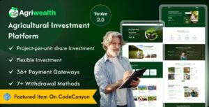 AgriWealth - Agricultural HYIP Investment and Ecommerce Solution 2.1