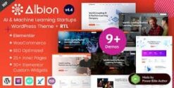 Albion – AI & Machine Learning Startup WordPress Theme for Tech, SaaS & Data Science 4.2