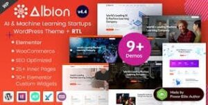 Albion – AI & Machine Learning Startup WordPress Theme for Tech, SaaS & Data Science 4.2