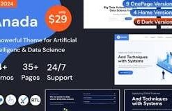 Anada - AI Agency & Data Science WordPress 1.3.7