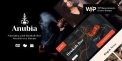 Anubia | Smoking and Hookah Bar WordPress Theme 1.0.10