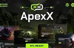 ApexX | Esports & Gaming WordPress 1.0.1